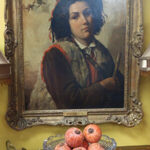 Painting of Shepherd Boy - M.D. Antiques in Richardson and Dallas Tx.