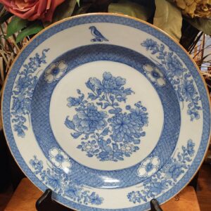 Chinese Export 18th Century Blue and White Charger - M.D. Antiques in Richardson and Dallas Tx.