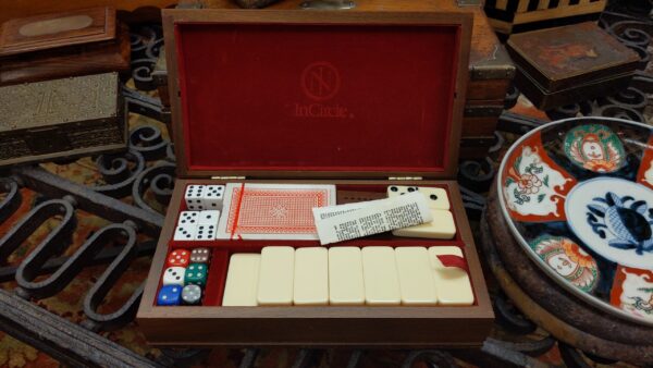 Vintage Walnut Neiman Marcus Game Box - Image 2