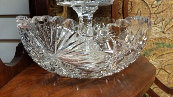 American Brilliant Cut Glass Bowl - M.D. Antiques in Richardson and Dallas Tx.