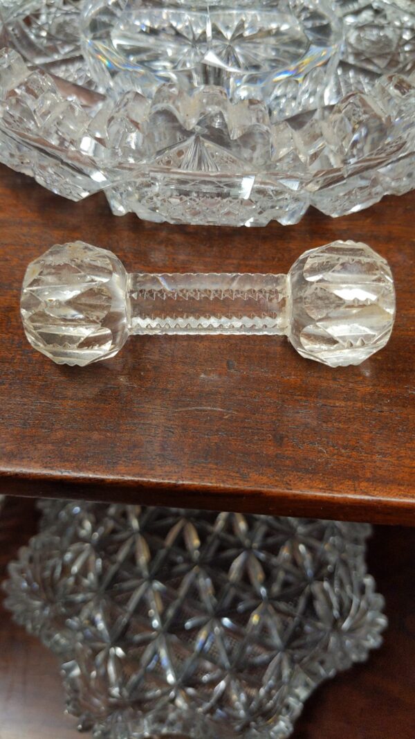 Single Cut Glass Knife Rest