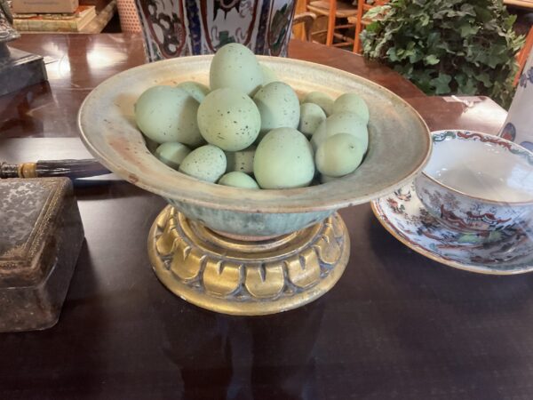 Celadon Pottery Bowl - M.D. Antiques in Richardson and Dallas Tx.