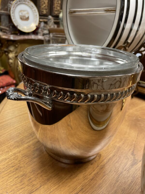 Silver Plated Ice Bucket (No Lid) - M.D. Antiques in Richardson and Dallas Tx.