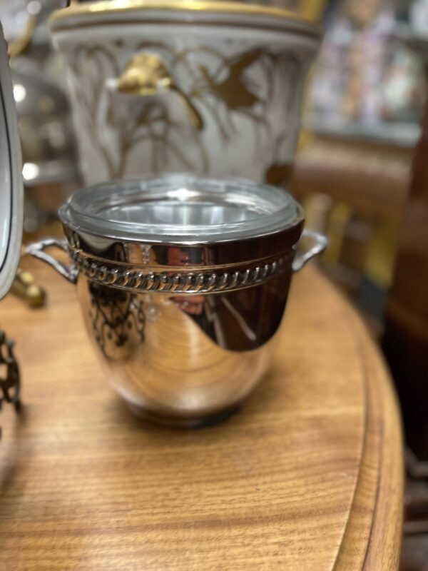 Silver Plated Ice Bucket (No Lid) - M.D. Antiques in Richardson and Dallas Tx.