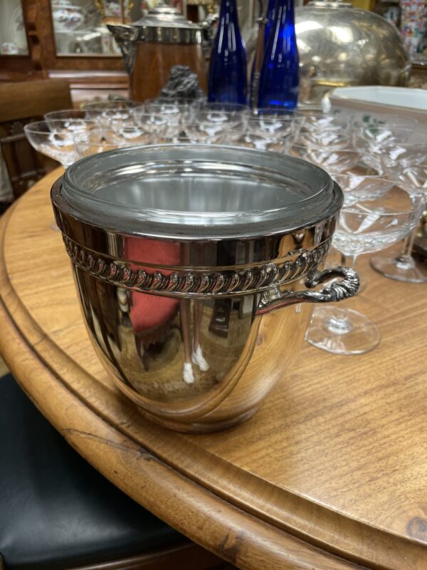 Silver Plated Ice Bucket (No Lid) - Image 4