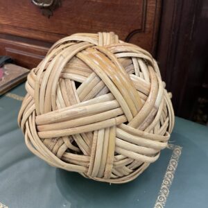 Wicker Ball - M.D. Antiques in Richardson and Dallas Tx.