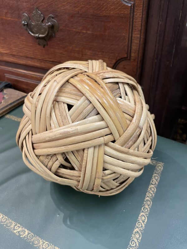 Wicker Ball - M.D. Antiques in Richardson and Dallas Tx.