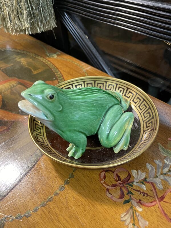 Green Porcelain Frog