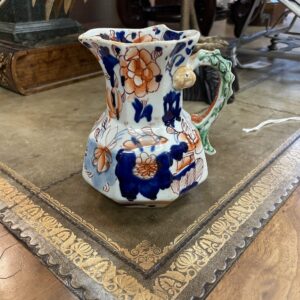 English Mason's Ironstone Imari Cream Pitcher - M.D. Antiques in Richardson and Dallas Tx.