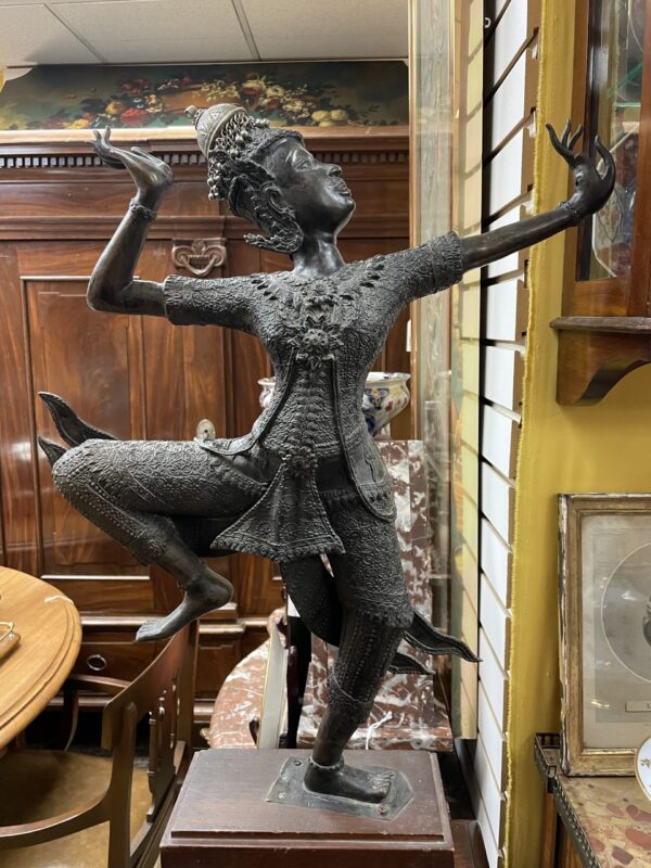 Sculpture of a Thai Dancer -M.D. Antiques in Richardson and Dallas Tx.