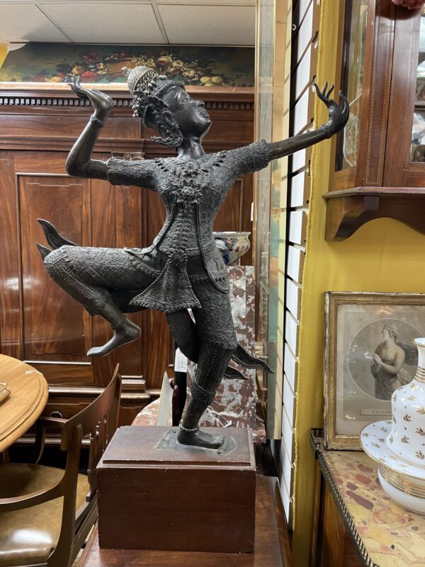 Sculpture of a Thai Dancer -M.D. Antiques in Richardson and Dallas Tx.