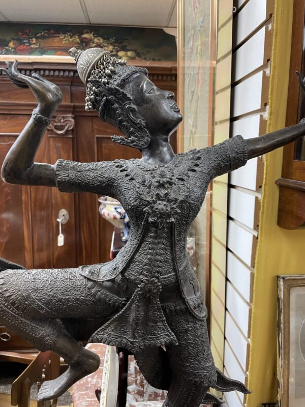 Sculpture of a Thai Dancer -M.D. Antiques in Richardson and Dallas Tx.