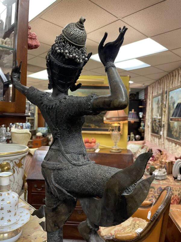 Sculpture of a Thai Dancer -M.D. Antiques in Richardson and Dallas Tx.