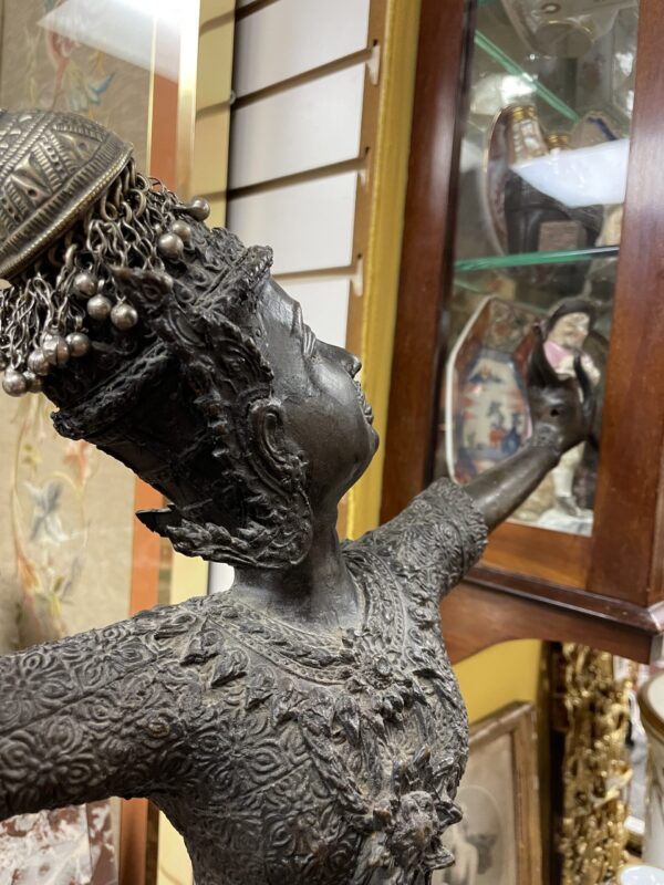 Sculpture of a Thai Dancer -M.D. Antiques in Richardson and Dallas Tx.