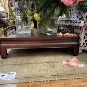 Chinese Mahogany Tea Table Tray - M.D. Antiques in Richardson and Dallas Tx.