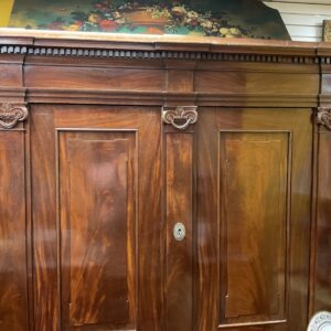 Danish Mahogany Armoire - M.D. Antiques in Richardson and Dallas Tx.