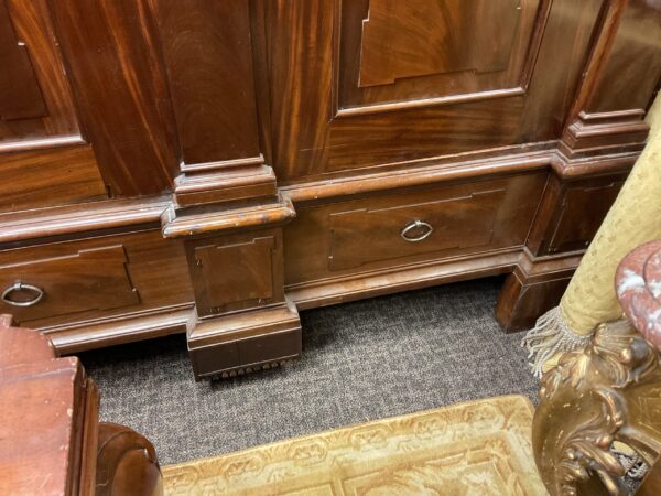 Danish Mahogany Armoire - M.D. Antiques in Richardson and Dallas Tx.