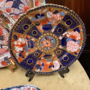 English Royal Crown Derby Imari Plate - M.D. Antiques in Richardson and Dallas Tx.