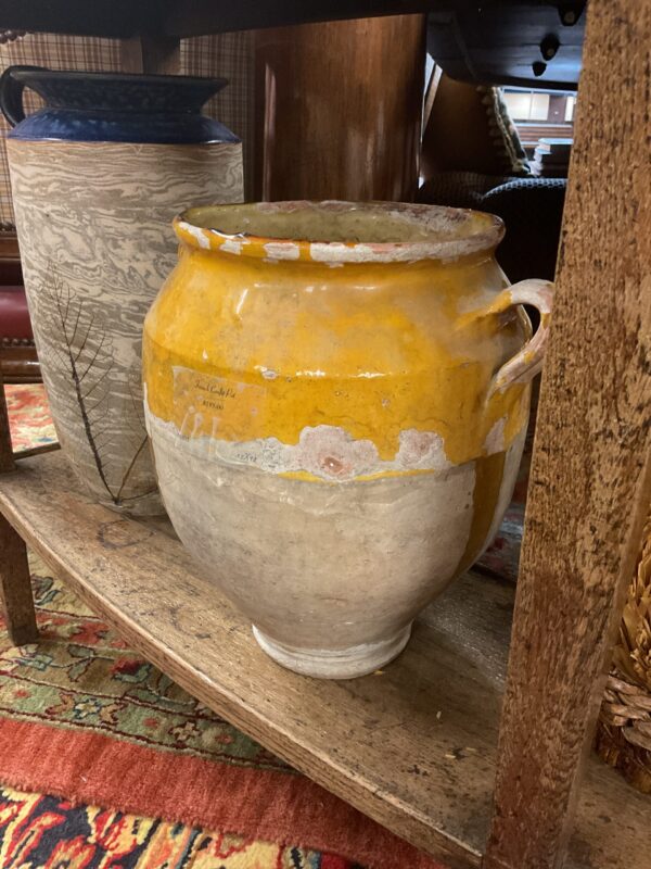 French Glazed Pottery Jar