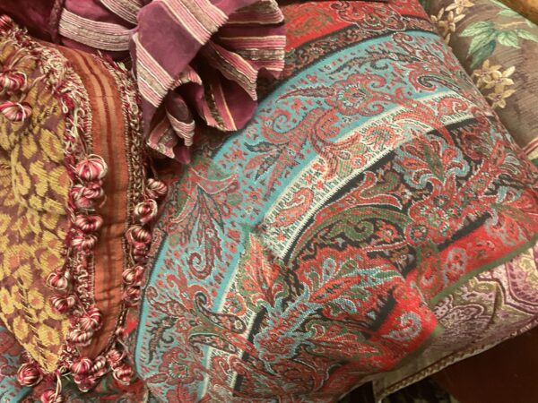 Pair Cashmere Paisley Shawls