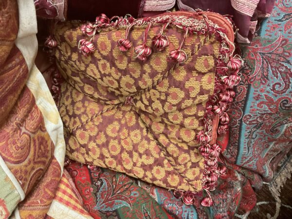 Pair of Square Box Form Pillows - M.D. Antiques in Richardson and Dallas Tx.