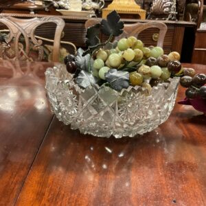 American Brilliant Cut Glass Salad Bowl - M.D. Antiques in Richardson and Dallas Tx.