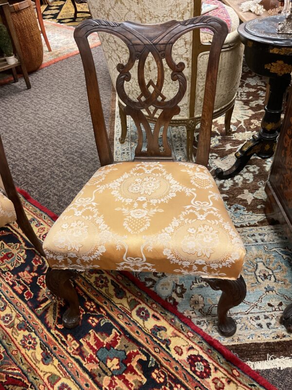 Set of Six English Mahogany Dining Chairs - M.D. Antiques in Richardson and Dallas Tx.