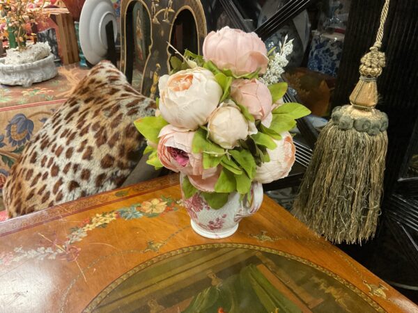 Chester Porcelain Pitcher with Flowers