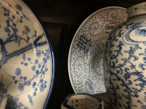 Chinese Blue and White Double Happiness Charger